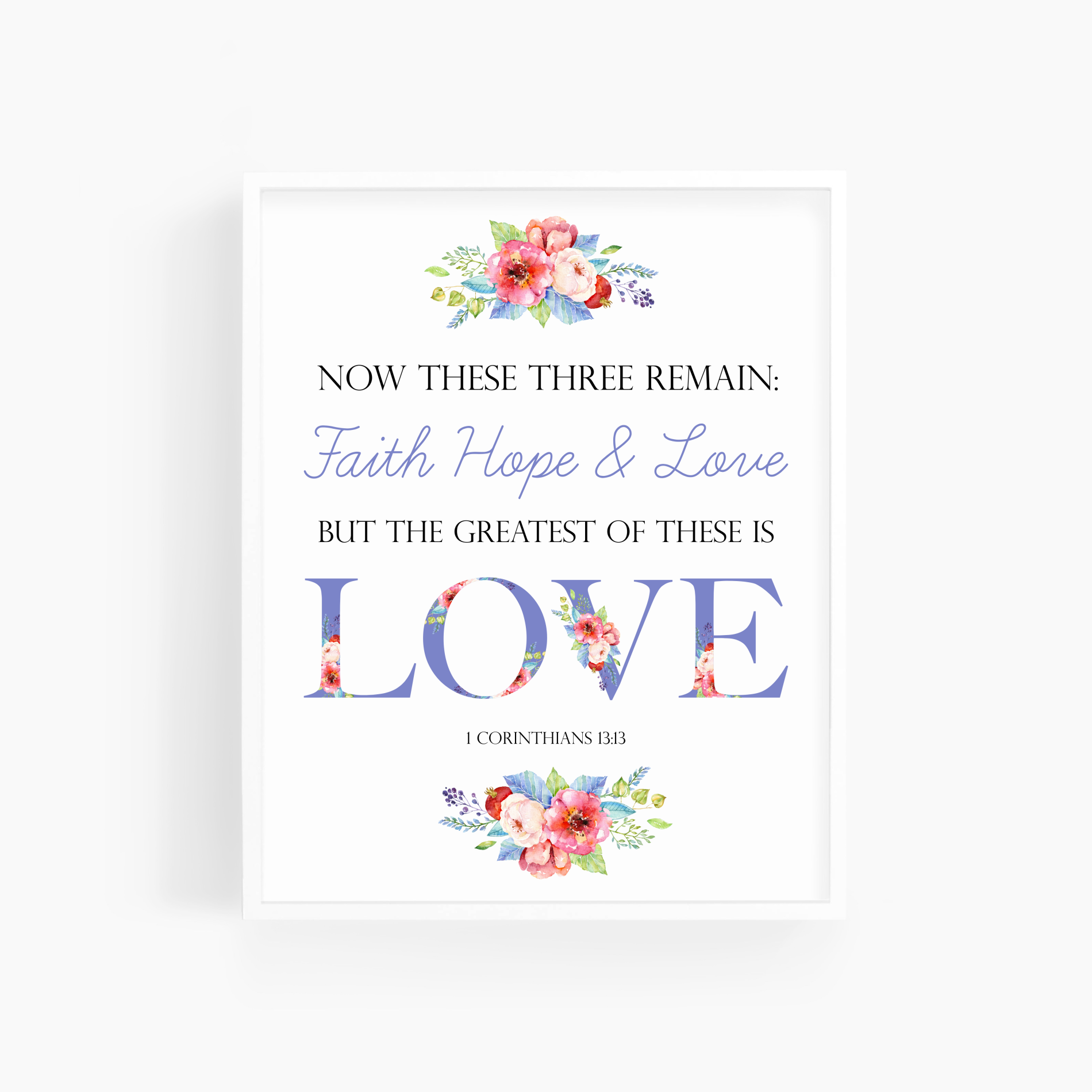 1 Corinthians 13:13 | Art Printable